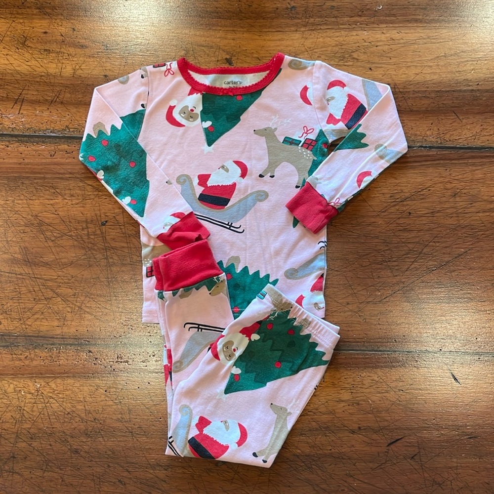 CARTERS | holiday pajama set | 3T